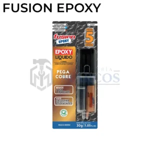 ADHESIVO EPOXY LIQUIDO JERINGA COBRE X 30G