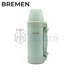 TERMO DE ACERO INOXIDABLE 1.2L CON TAZA VERDE