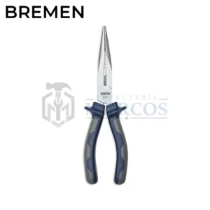 PINZA DE PUNTA MEDIA CAÑA 8" PROFESIONAL