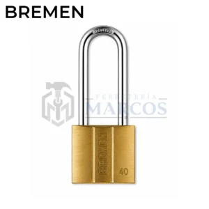 CANDADO DE BRONCE 40MM ARO LARGO REFORZADO