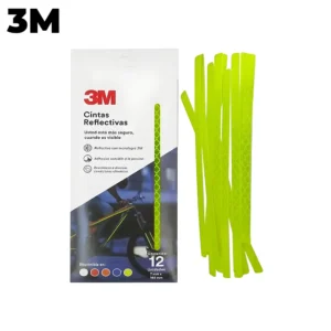 CINTA REFLECTIVA PARA BICI AMARILLA X 12 TIRAS