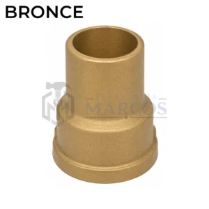 TUBO PARA SOLDAR HEMBRA DE 1" BRONCE