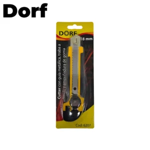 CUTTER 18MM DE GOMA GUIA METALICA CON RUEDA 6207