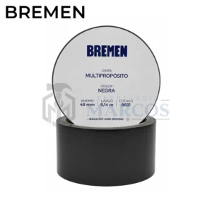 CINTA DUCTAPE NEGRA 48MM X 9MTS ECONOMICA