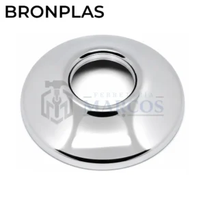 ROSETA PLASTICA CROMADA BAJA