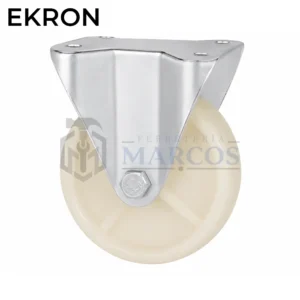 RUEDA 75MM PPL BLANCO CON BASE FIJA