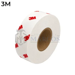CINTA DOBLE FAZ 16MM X 3MTS BLANCA 4031