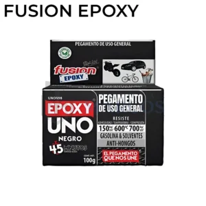 ADHESIVO EPOXY UNO USO GENERAL NEGRO X 100G
