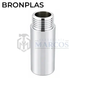 ALARGUE CANILLA 1/2 X 2" CROMO