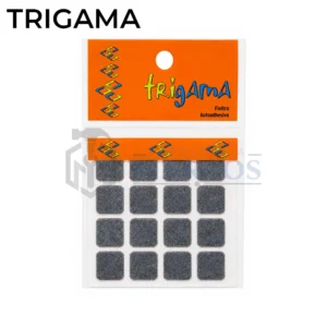 TOPETINA CUADRADA 20MM GRIS