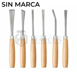 JUEGO DE GUBIAS PARA MADERA X 6 PIEZAS ARTESANO