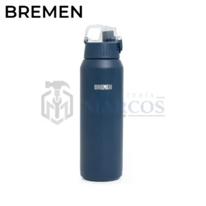 TERMO DEPORTIVO 600CC ACERO INOXIDABLE AZUL