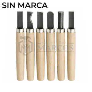 JUEGO DE GUBIAS PARA MADERA X 6 PIEZAS ESCOLAR