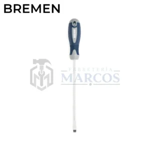 DESTORNILLADOR PLANO 8 X 200MM MANGO DE GOMA