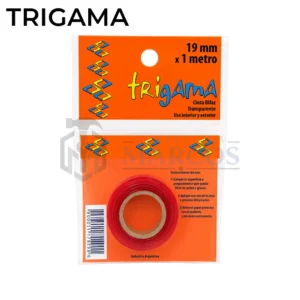 CINTA DOBLE FAZ 19MM X 1MTS TRANSPARENTE