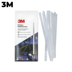 CINTA REFLECTIVA PARA BICI BLANCA X 12 TIRAS