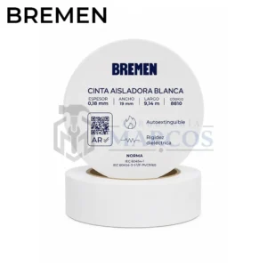 CINTA AISLADORA X 9MTS BLANCA ECONOMICA