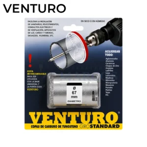 BROCA COPA DE TUNGSTENO 67MM