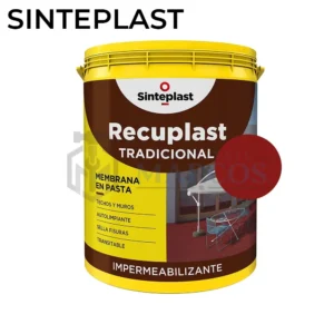 RECUPLAST TRADICIONAL TEJA 4L MEMBRANA EN PASTA