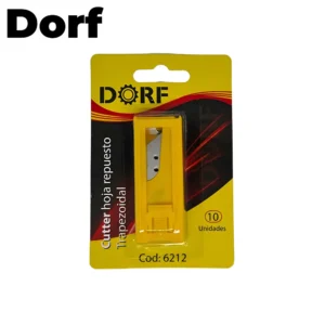 REPUESTO CUCHILLA TRAPEZOIDAL X 10 UNIDADES 6212