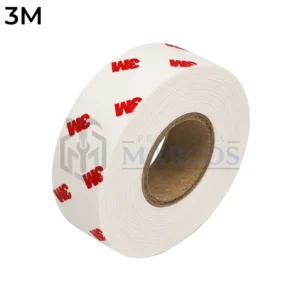 CINTA DOBLE FAZ 16MM X 2MTS BLANCA 4031