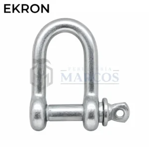 GRILLETE RECTO 1/2" GALVANIZADO