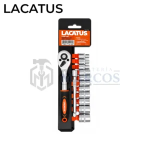 JUEGO DE BOCALLAVE Y ACCESORIOS 1/4" X 12 PIEZAS