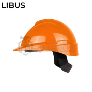 CASCO DE SEGURIDAD NARANJA CON ARNES STANDARD