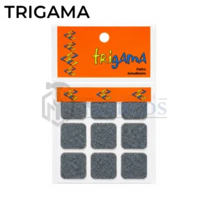 TOPETINA CUADRADA 29MM GRIS