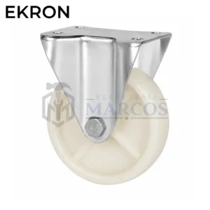 RUEDA 50MM PPL BLANCO CON BASE FIJA