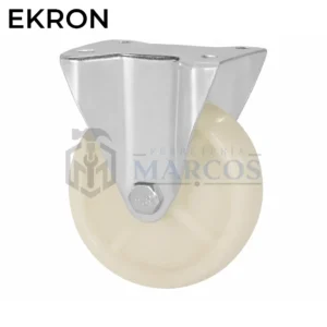RUEDA 65MM PPL BLANCO CON BASE FIJA