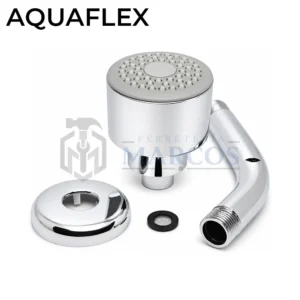 KIT BRAZO CON LLUVIA CROMADA 60MM Y ROSETA