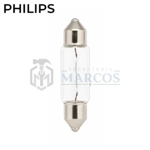 LAMPARA PARA AUTO 12V TUBO 5W (6418)