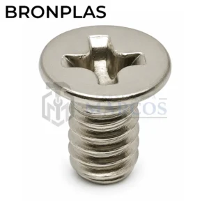 TORNILLO PARA REJILLA DE CROMO CABEZA FRESADA