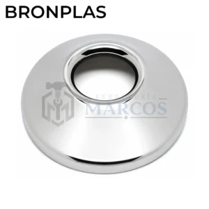 ROSETA PLASTICA CROMADA ALTA