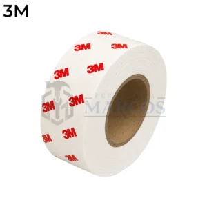 CINTA DOBLE FAZ 24MM X 3MTS BLANCA 4031
